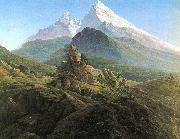 Caspar David Friedrich Der Watzmann painting